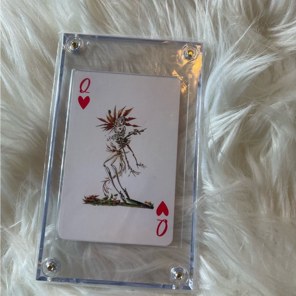 Christain Louboutin rare collectors playing card